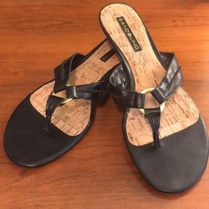 Black wedge Sandals by Bandolino